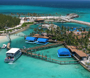 The Blue Lagoon Island in Nassau Bahamas